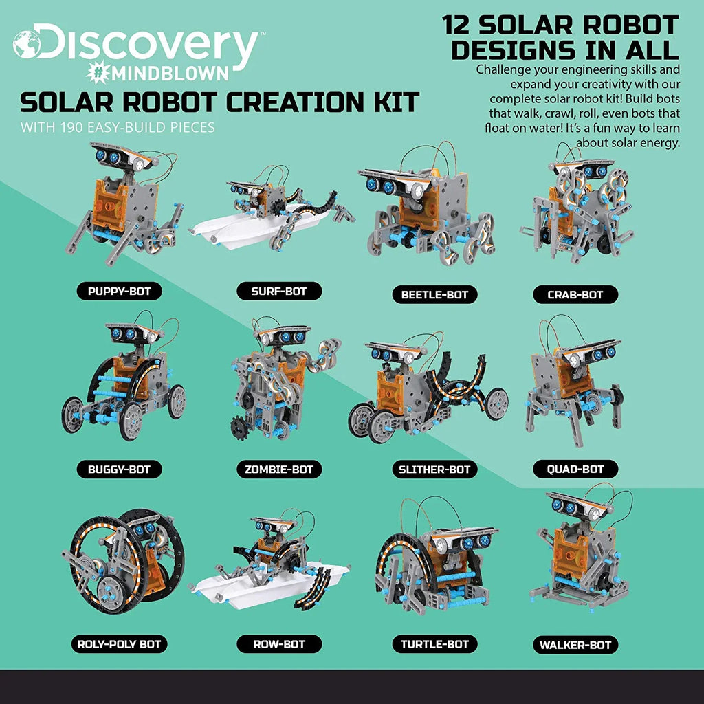 Coating Kids Mindblown STEM 12-in-1 Solar Robot