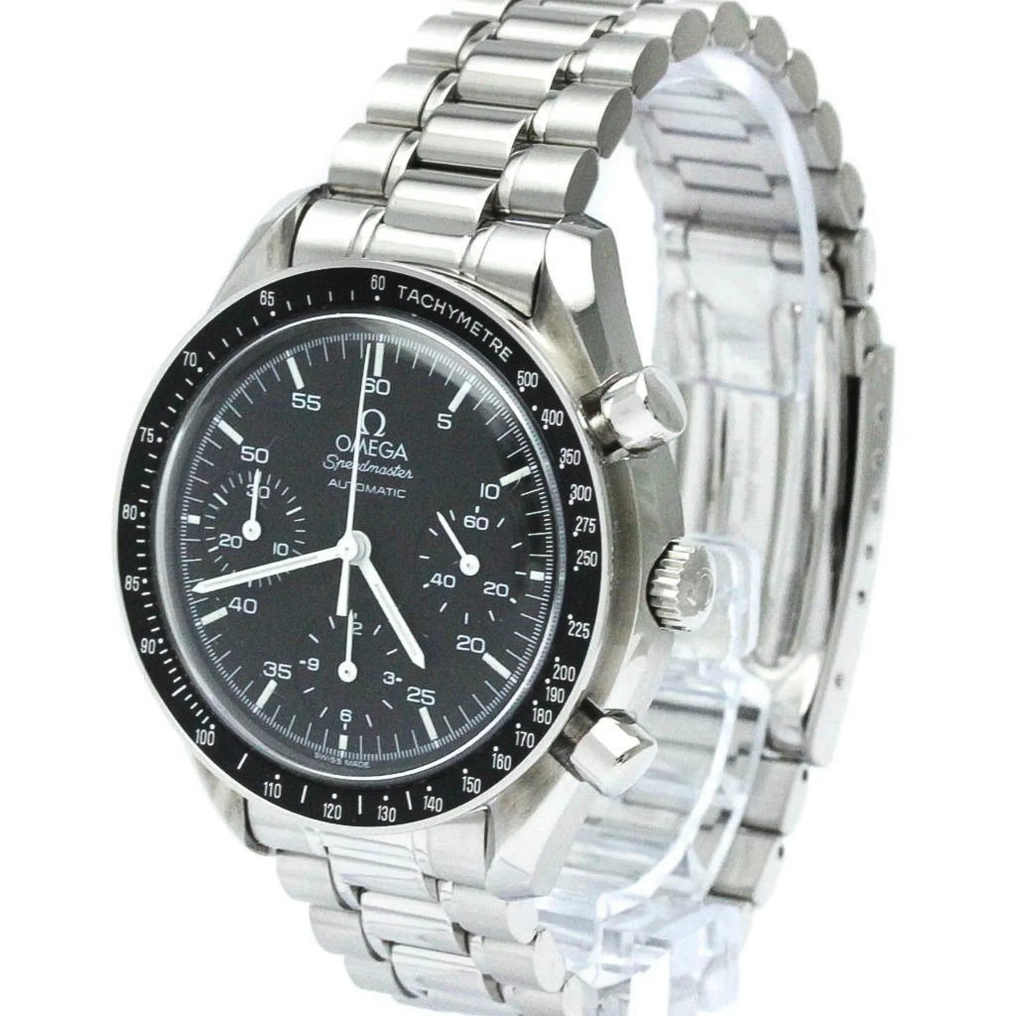 Pre-Owned Polished OMEGA Speedmaster Automatic Steel Mens Watch 3510.50 BF567382 (Good)