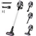INSE Cordless Vacuum Cleaner, 15Kpa 180W Powerful Suction Stick Vacuum Cleaner, Up to 40min Runtime, 3 in 1 Handheld Vacuum Cleaner for Thin Carpet Hard Floor Pet Hair