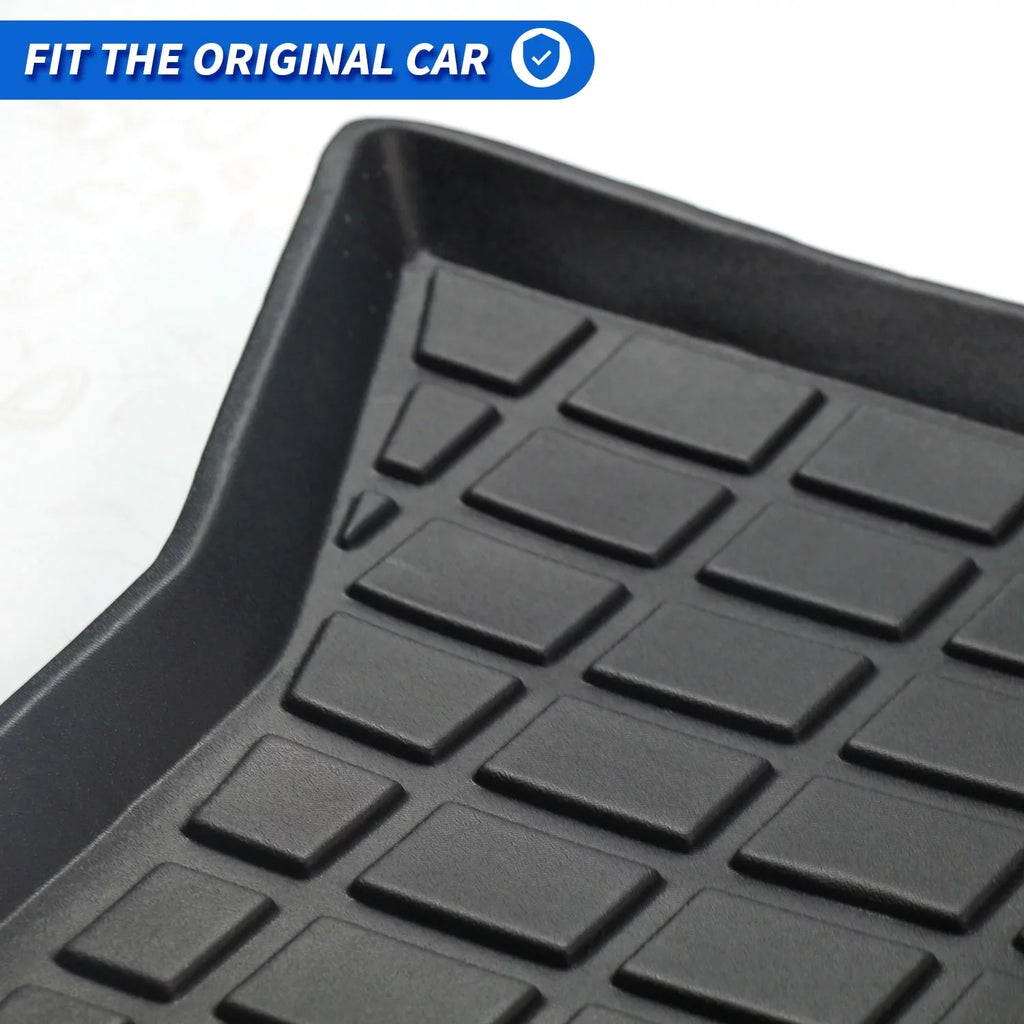Cargo Liner Fit 2020 Tesla Model Y 7-Seat All Condition Rear Trunk Protection Cargo Tray Floor Mat for Tesla Model Y 2020 SUV Accessory , Black