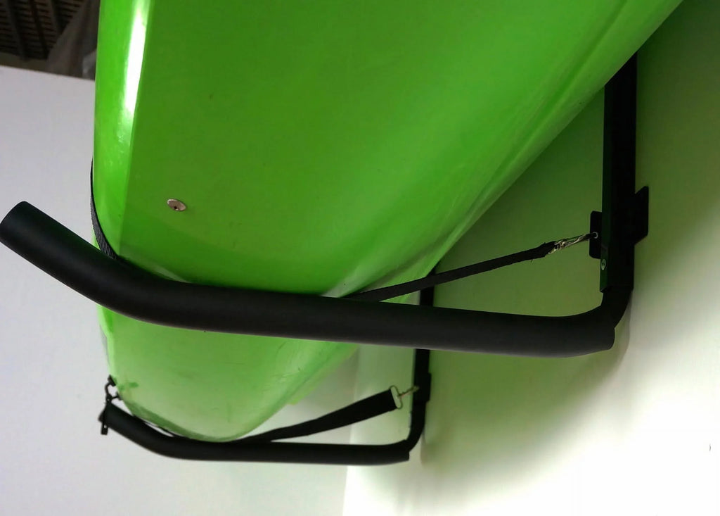 Sparehand Single Wall Mount Rack Storage with Safety Strap for 1 Kayak