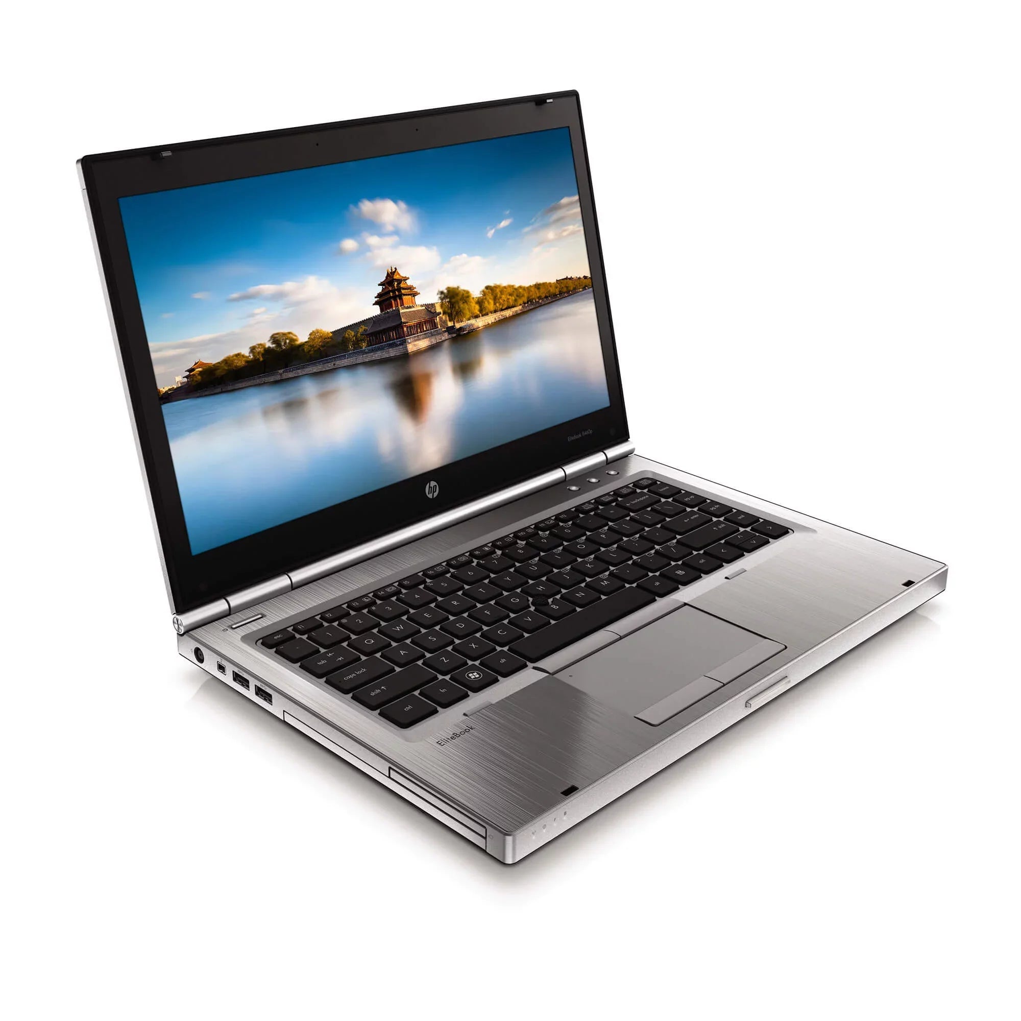 Used HP Silver EliteBook 8460P 14'' PC Laptop Intel i5 Dual Core 2.4GHz 4GB RAM 250GB HDD Intel HD Graphics 3000 1366 x 768 Display Windows 10 Home 64-Bit