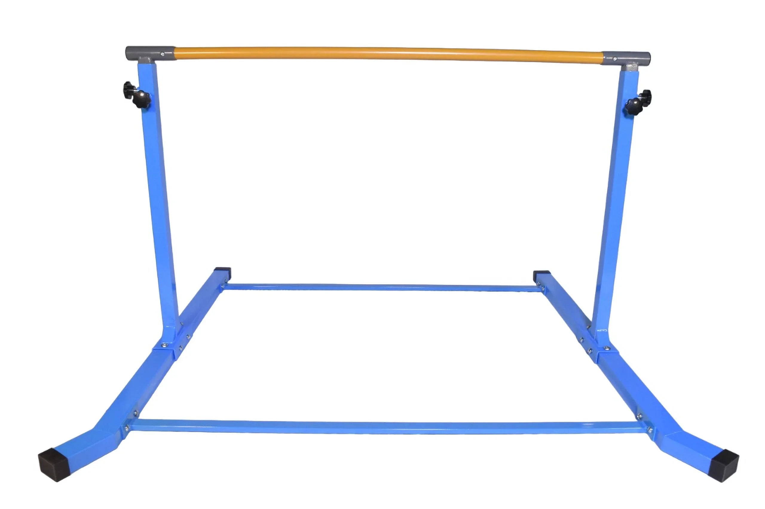 5 Star-TD Gymnastics Training Kip Bar for Kids, Expandable Between 3 FT to 5 FT, Adjustable Height Horizontal Bar Gymnastic Training Fitness Equipment for Home Practice Tumbling (Blue)