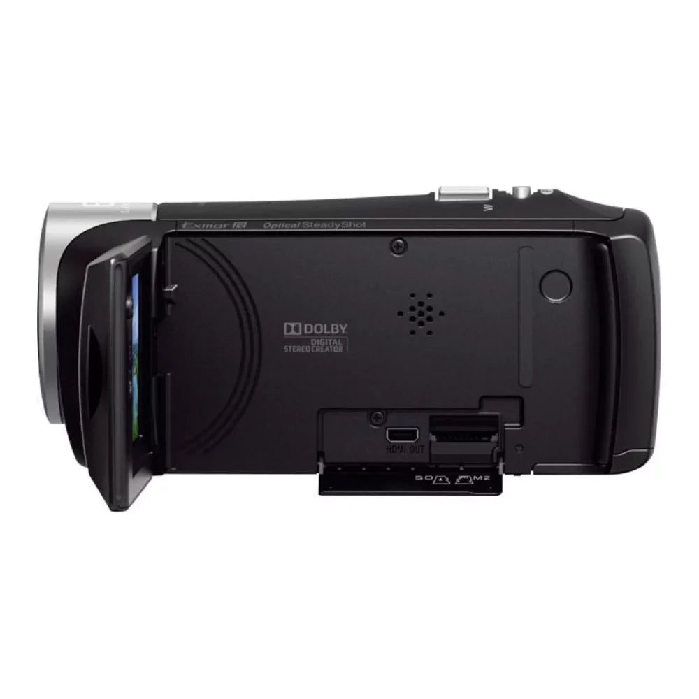 Sony HD Handycam Camcorder (Black) with 32GB microSD Card and Accessory Bundle