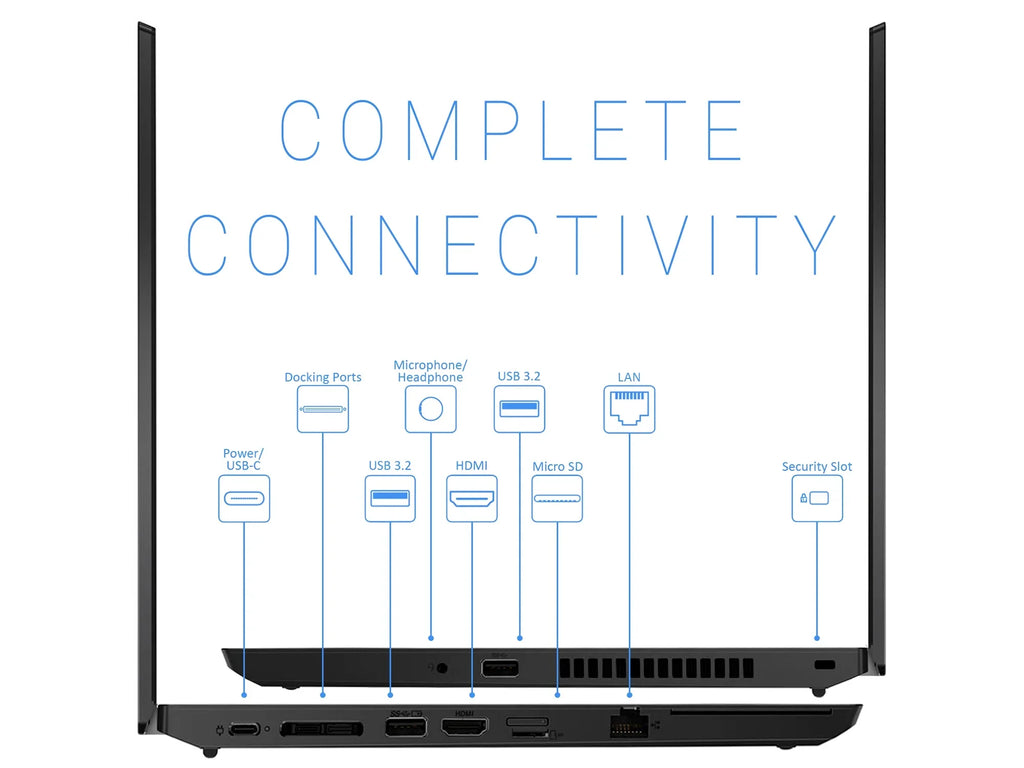 Lenovo ThinkPad L14 Gen 2 Laptop, 14" IPS FHD Display, Intel Core i5-1135G7 Upto 4.2GHz, 32GB RAM, 2TB NVMe SSD, HDMI, Thunderbolt , DisplayPort via USB-C, Wi-Fi, Bluetooth, Windows 10 Pro
