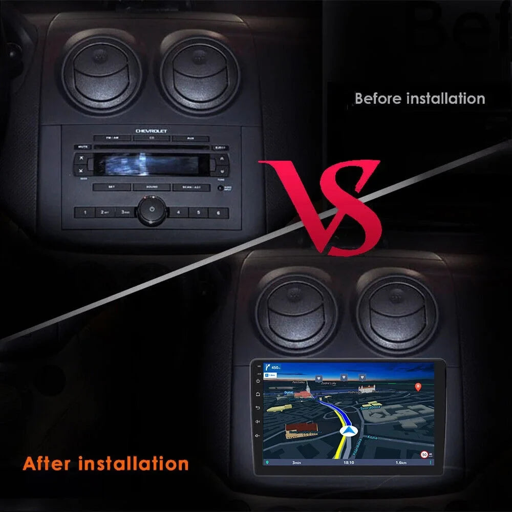 For GMC Yukon Chevy Tahoe Suburban Android 12 Octa Core 4GB RAM Apple Carplay Car Stereo AM FM Radio GPS Environment