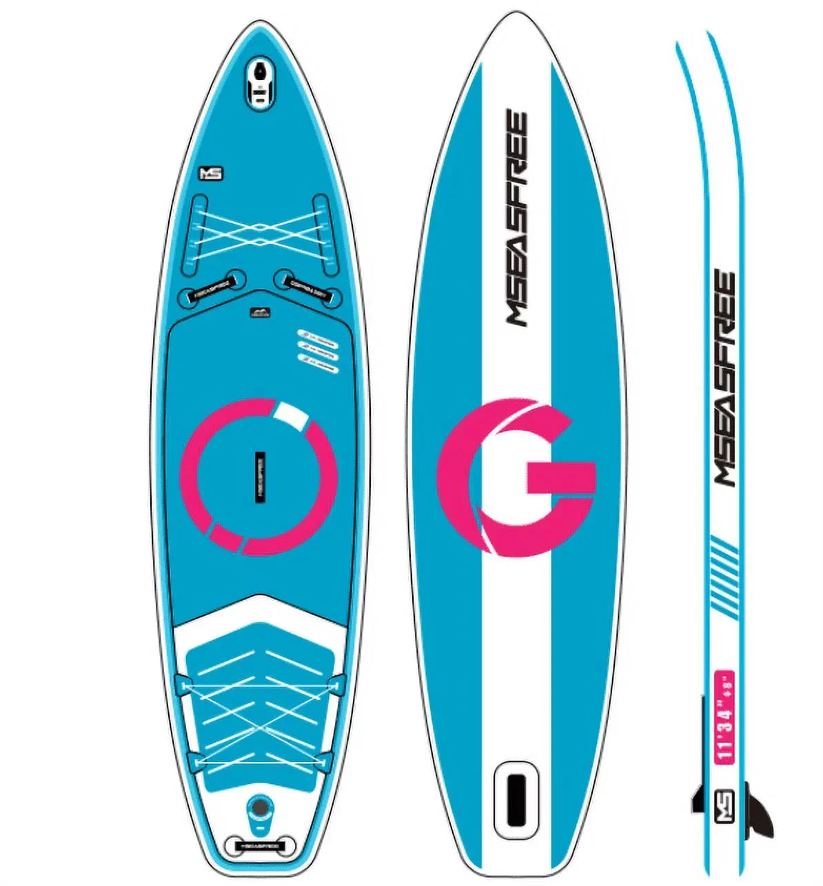 LYPER Inflatable Stand Up Paddle Board 11'x34"x6" With Accessories