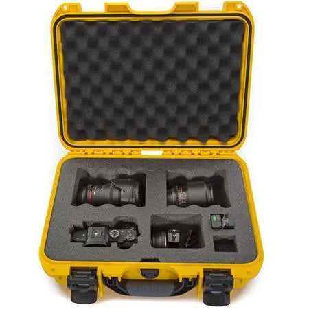 Media Series 920 Lightweight NK-7 Resin Waterproof Hard Case with Foam Insert for Sony A7R Camera, Yellow
