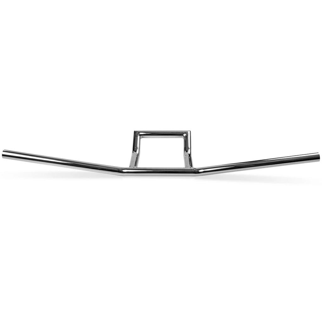 Krator Motorcycle Handlebar 1" Chrome Box Window Attack Style Matching with Yamaha FZR 400 600 750 1000