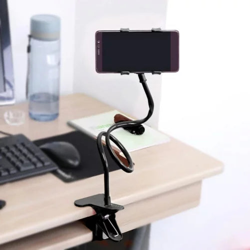 Stand Clip Holder for Jitterbug Smart3 Phone - Desk Bed Mount Lazy Arm Long Gooseneck Flexible Z7V Suitable With Lively Jitterbug Smart 3 Model