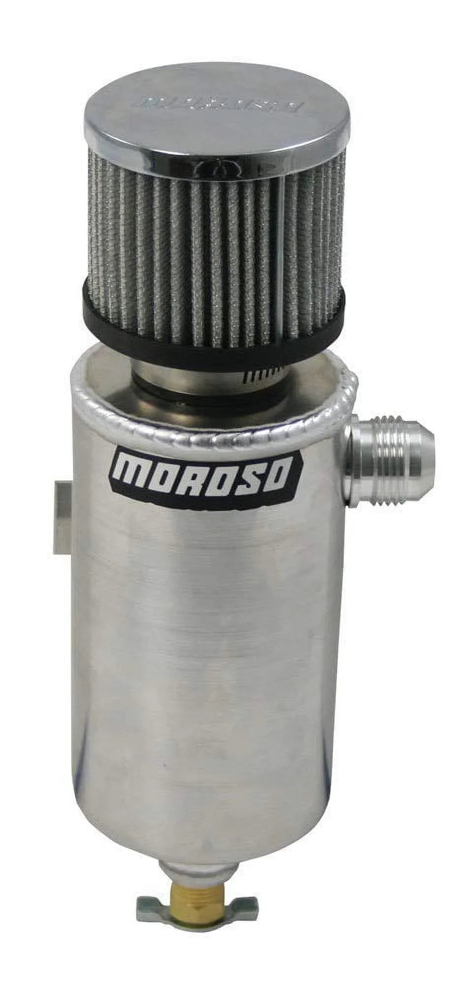 Moroso 85461 Aluminum Breather Tank with -12 AN Fitting
