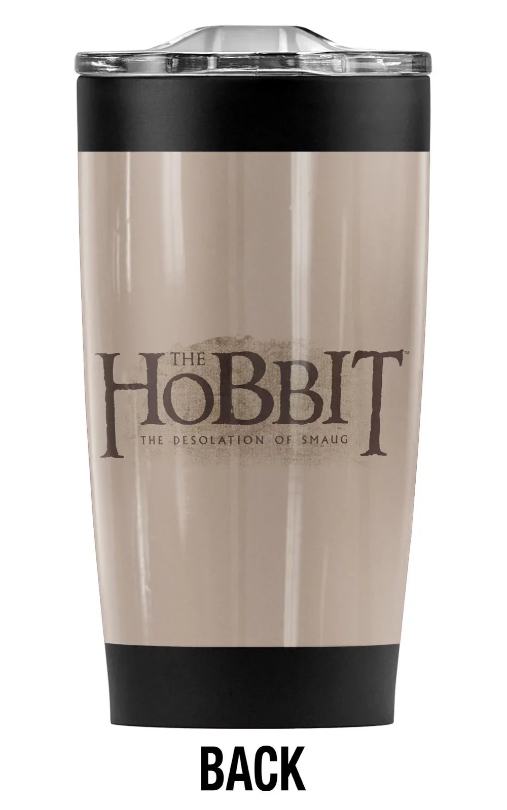 The Hobbit/Textured Logo Stainless Steel Tumbler 20 oz Coffee Travel Mug/Cup, Vacuum Insulated & Double Wall with Leakproof Sliding Lid | Outstanding for Hot Drinks and Cold Beverages