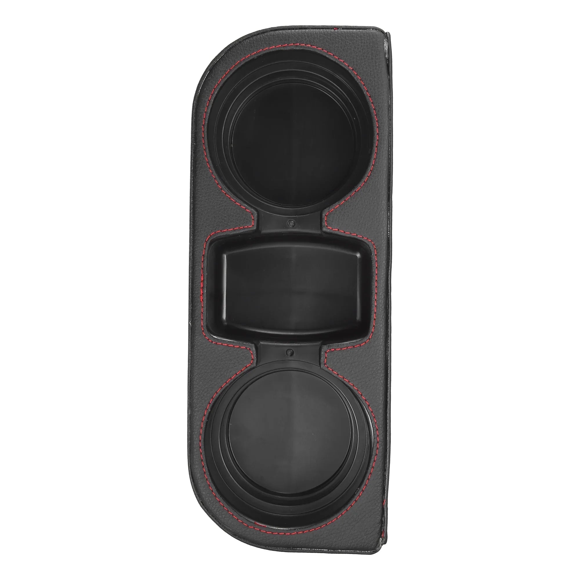 Car Seat Gap Filler Multi-function Cup Holder Car Seat Organizer Console Side Pocket Storage Box Black Red