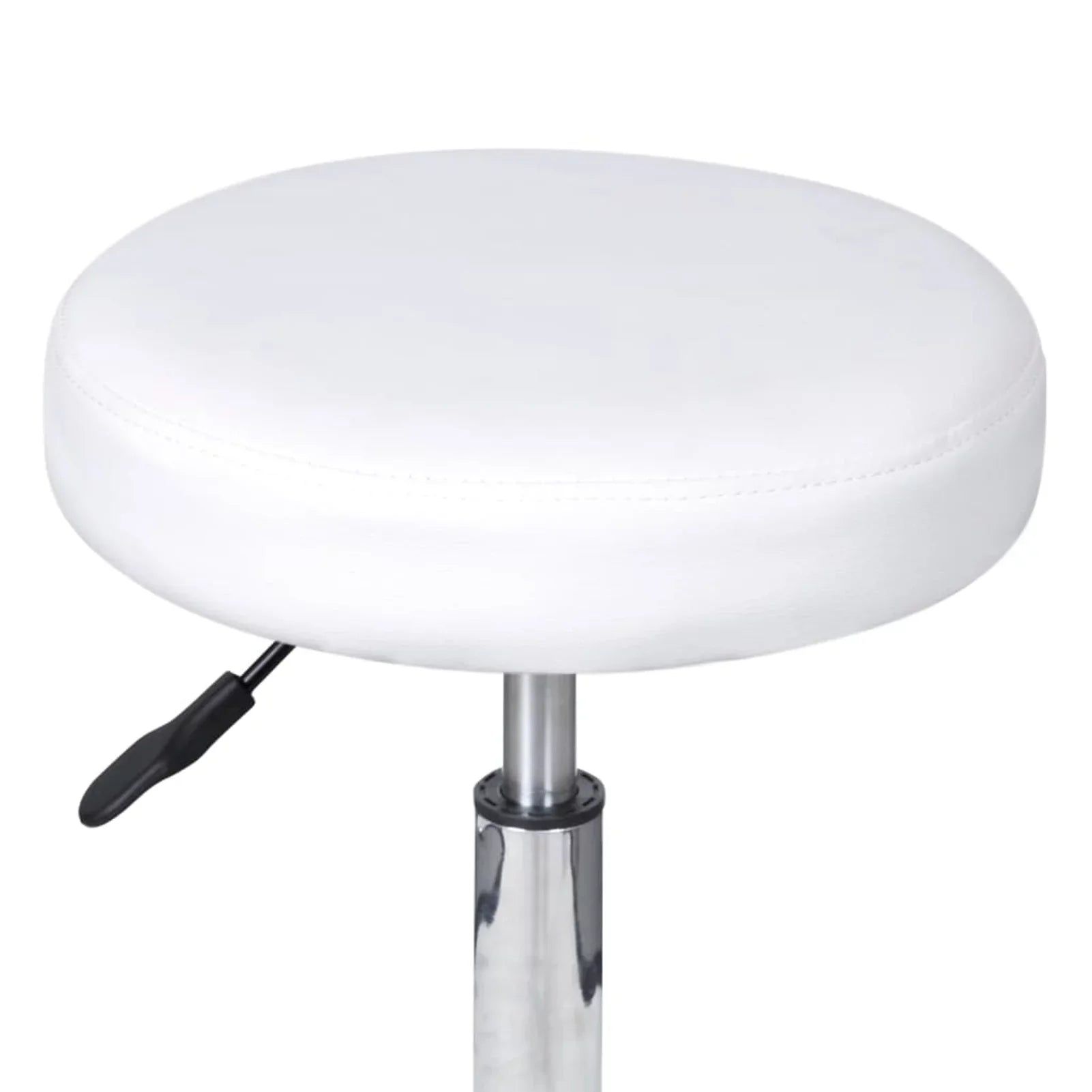 Suzicca Office Stool White Faux Leather