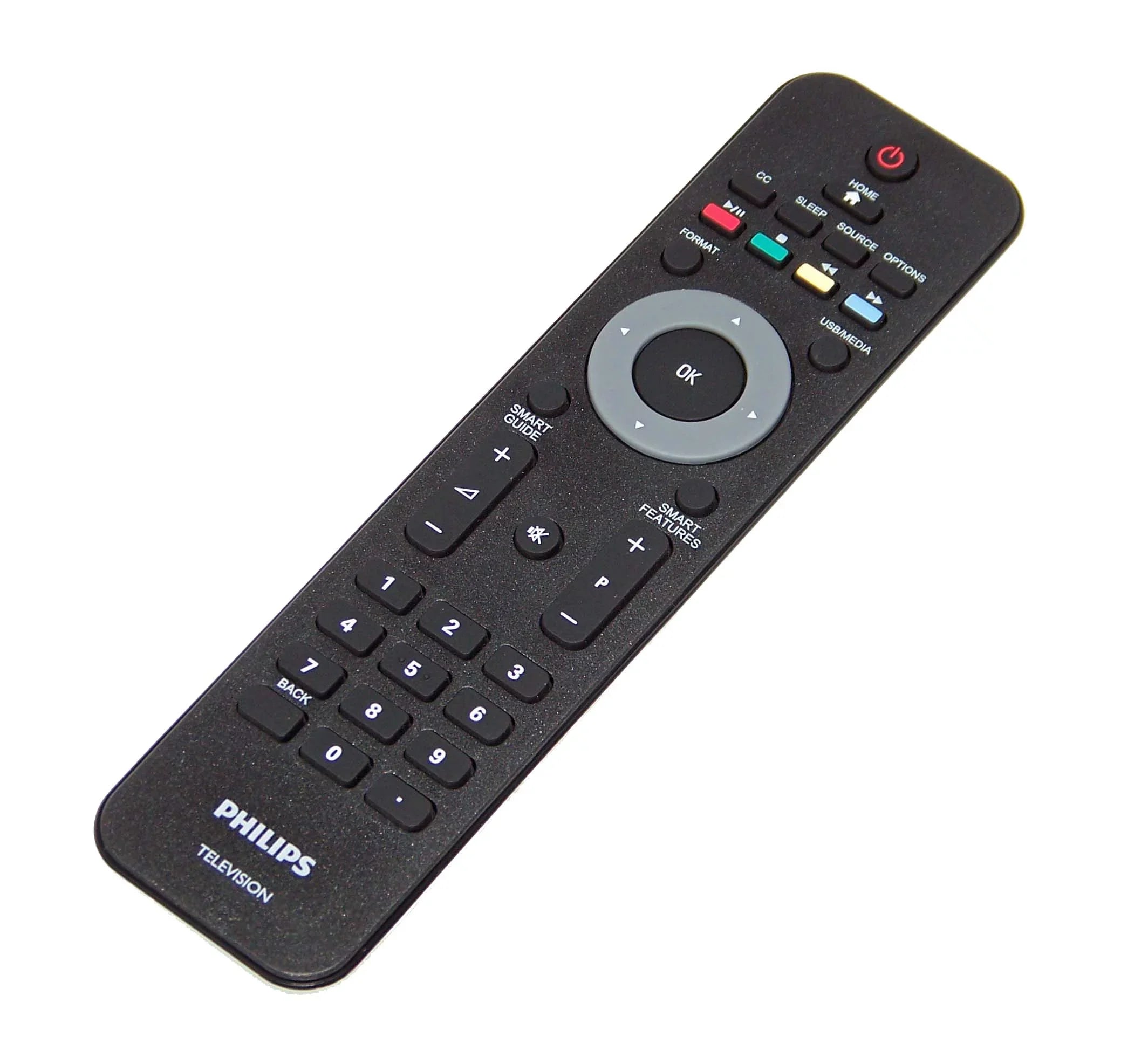 OEM Philips Remote Originally Shipped With: 32HFL4663S, 32HFL4663S/F7, 42HFL5784D, 42HFL5784D/F7, 40HFL4683S/F7