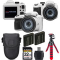 Kodak PIXPRO AZ425 Digital Camera (White) + Extra Battery +Tripod + Case -32GB Kit