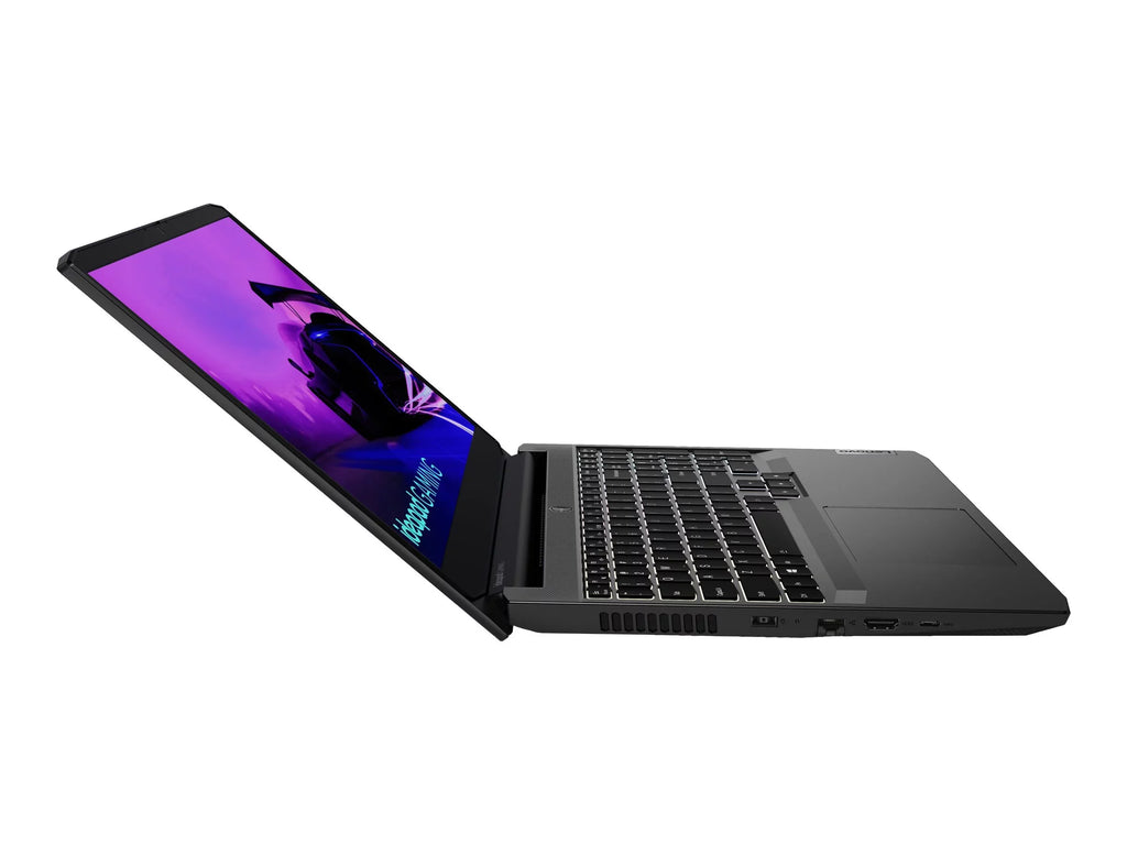 Lenovo IdeaPad Gaming 3 15ACH6 82K2 - 180-degree hinge design - AMD Ryzen 7 - 5800H / up to 4.4 GHz - Win 11 Home - GF RTX 3050 - 16 GB RAM - 512 GB SSD NVMe - 15.6" IPS 1920 x 1080 (Full HD) @ 120 Hz - 802.11a/b/g/n/ac/ax - shadow black - kbd: US