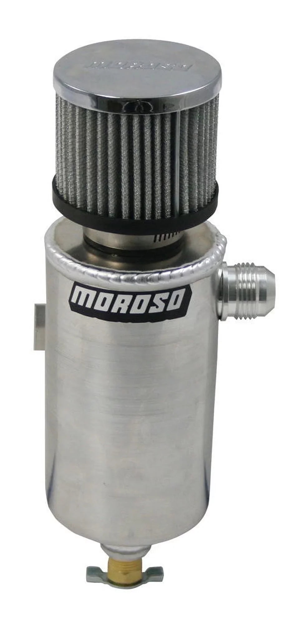 Moroso 85461 Aluminum Breather Tank with -12 AN Fitting