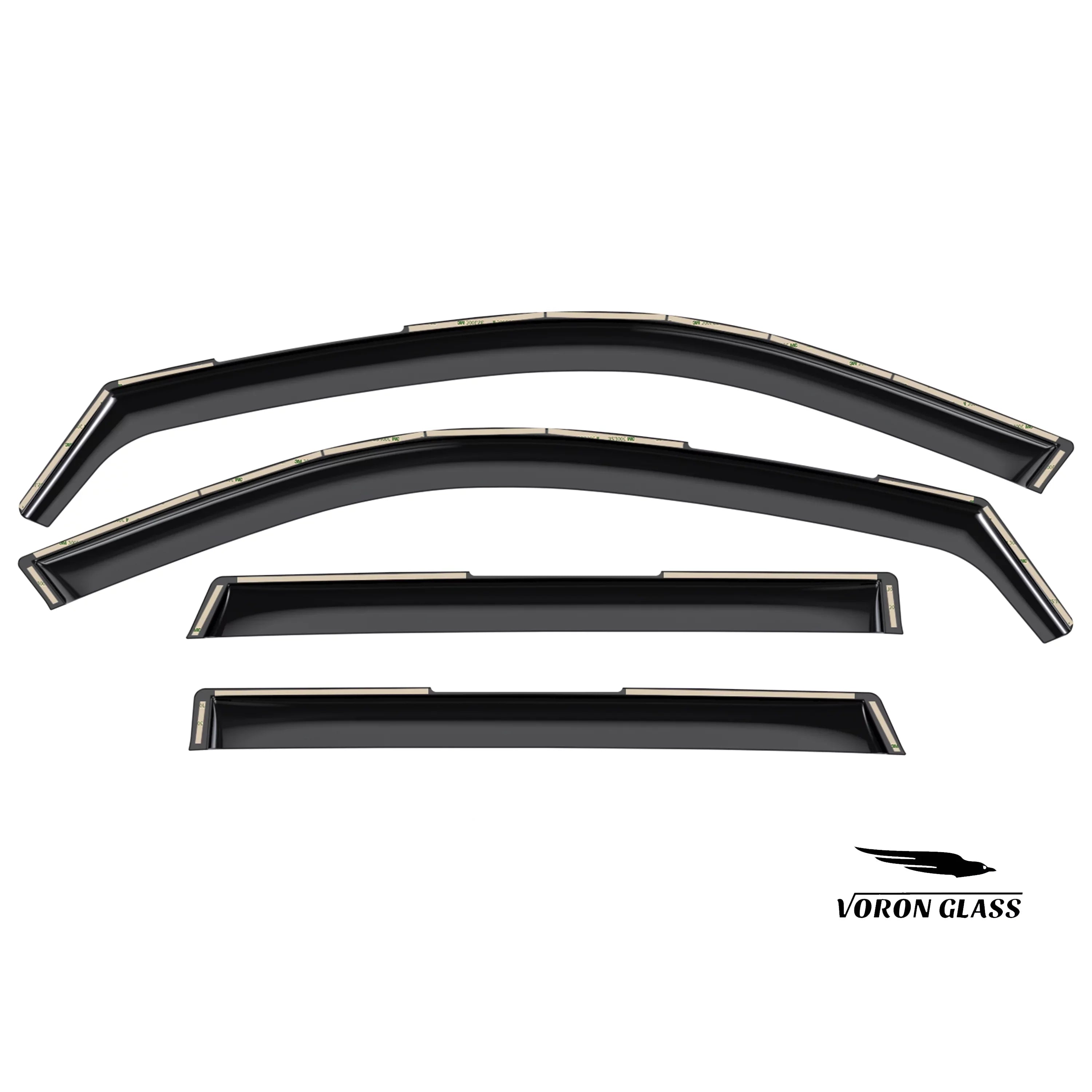 Voron Glass in-Channel Extra Strong Rain Guards for Hyundai Palisade 2021-2024, Window Deflectors, Vent Window Visors, 4 Pieces - 220240