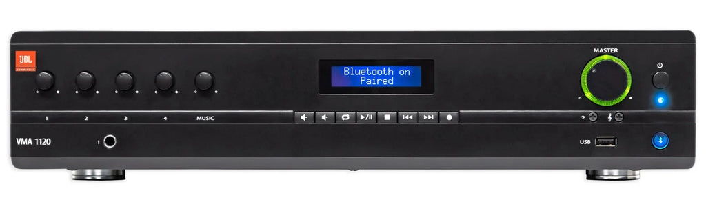 JBL VMA1120 Commercial/Restaurant 70v Bluetooth Mixer/Amplifier+6) Wall Speakers