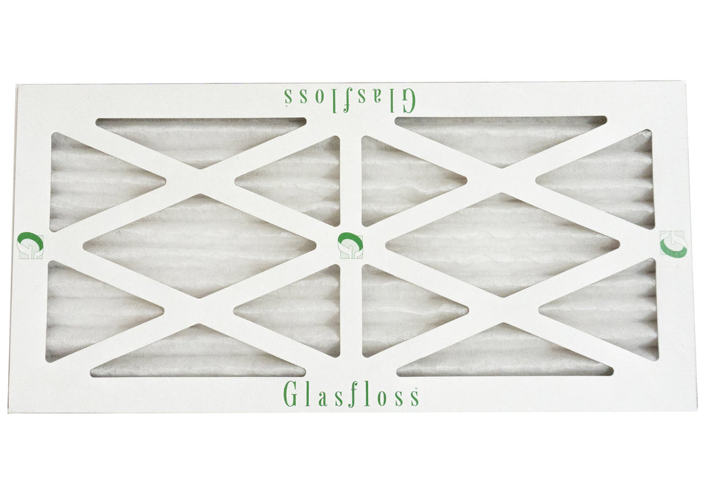 Glasfloss 10x18x1 - MERV 10 -Qty:4 - Furnace Air Filter - Made in USA (Actual Size: 9.5 x 17.5x7/8 inch)