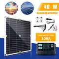 40W Solar Panel Kit 100A 12V Battery Charger With Controller for Car RV Vessel Home Roof Van Camping by DFITO