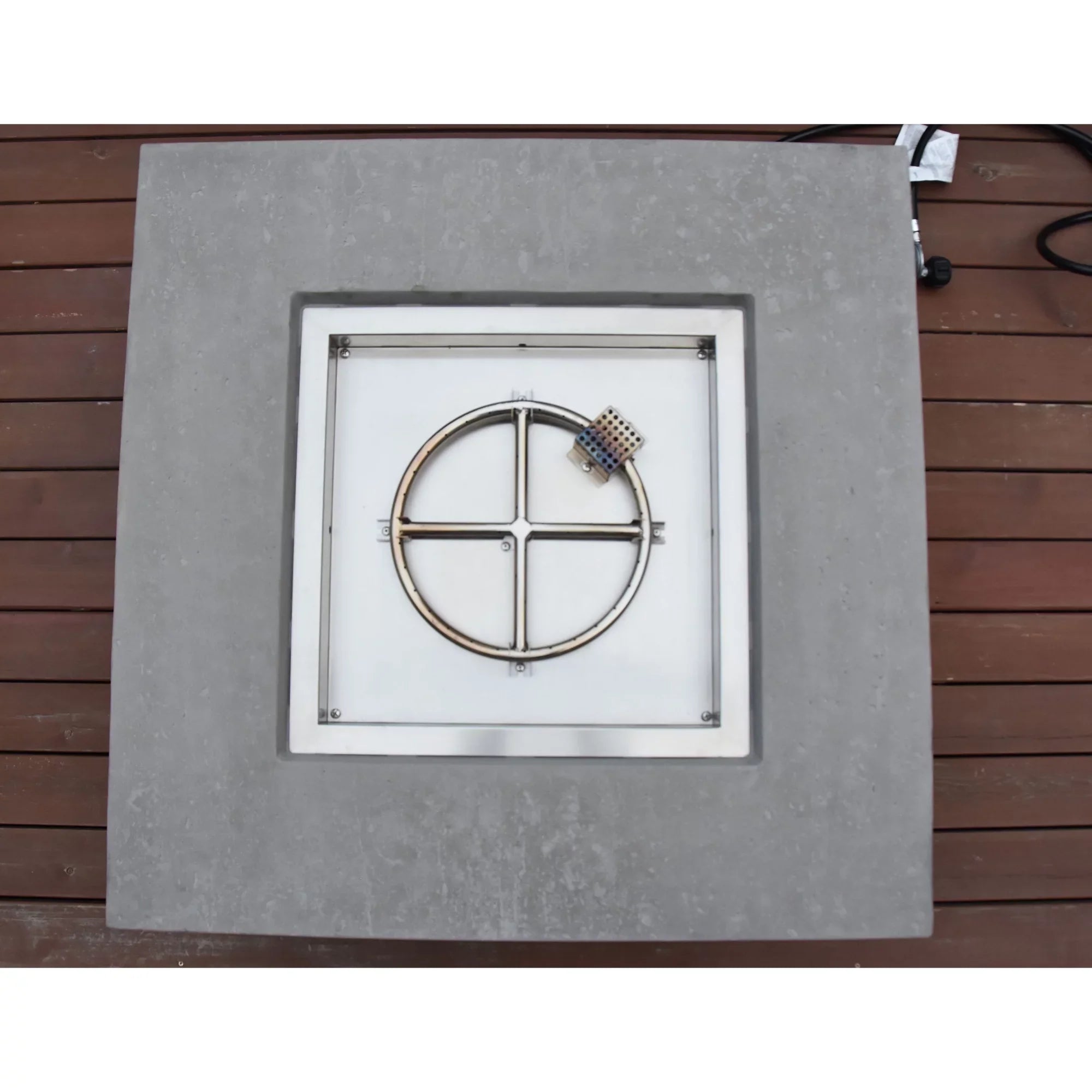 Elementi Manhattan Concrete Outdoor 45,000 BTU Natural Gas Fire Table