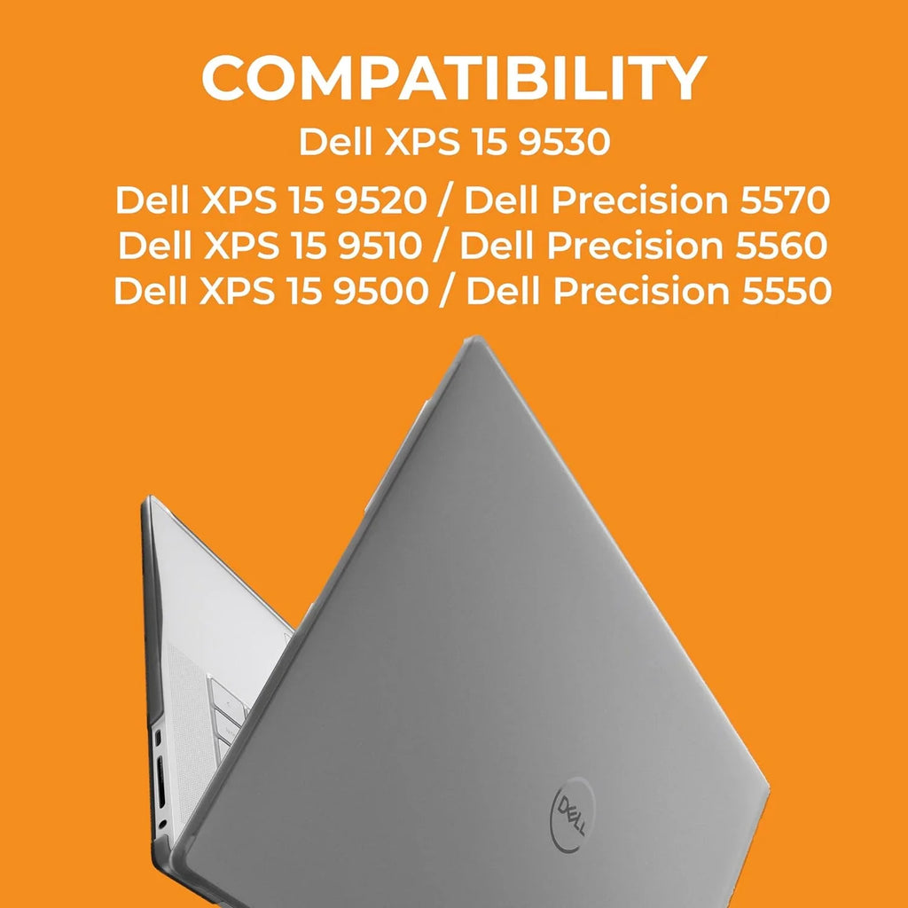 Gumdrop ProTech Laptop Case Fits Dell XPS 9500 9510 9520 9530 and Precision 5550 5560 5570 Series - Slim Lightweight
