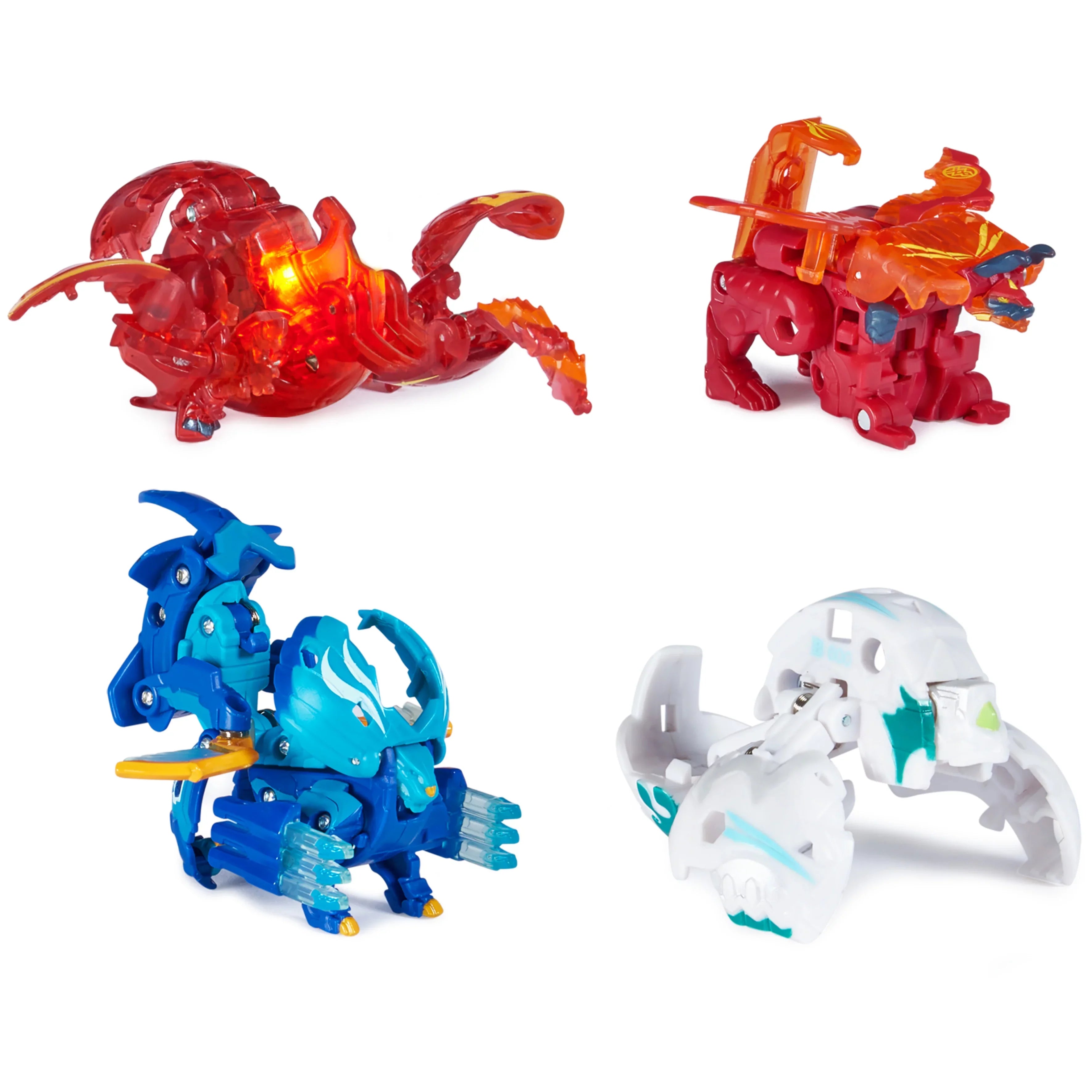 Bakugan Legends Collection 4-Pack, Cycloid Bakugan, Arcleon Geogan, Nillious Nova and more