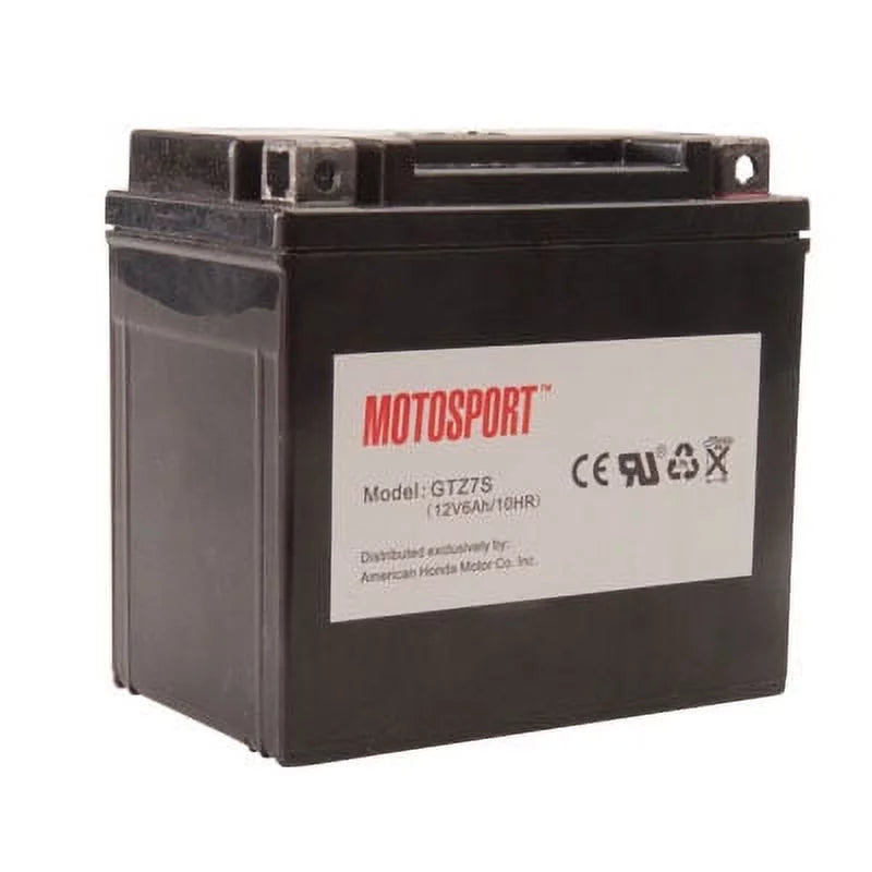 Motosport Maintenance-Free Battery with Acid GTZ7S for Honda CRF450X 2012-2017