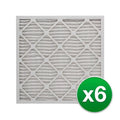 REP Pleated Air Filter For Honeywell FC35A1001 HVAC 16x25x4 MERV 8 (6 Pack)
