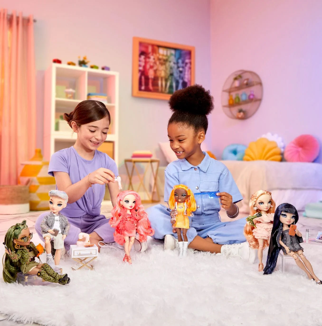 Rainbow High Priscilla- Pink Fashion Doll. Fashionable Outfit & 10+ Colorful Play Accessories. Outstanding Gift for Kids 4-12 Years Old and Collectors