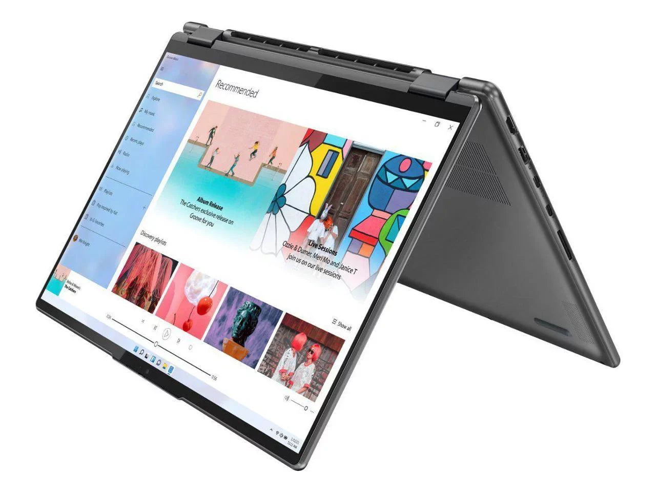 Lenovo Yoga 7i 2-in-1 Laptop, 16" 2.5K IPS Touchscreen Display, Intel Core i5-1240P Processor, 8GB RAM, 1TB SSD, Intel Iris Xe Graphics, Fingerprint Reader, Backlit Keyboard, Wi-Fi6, Windows 11 Home