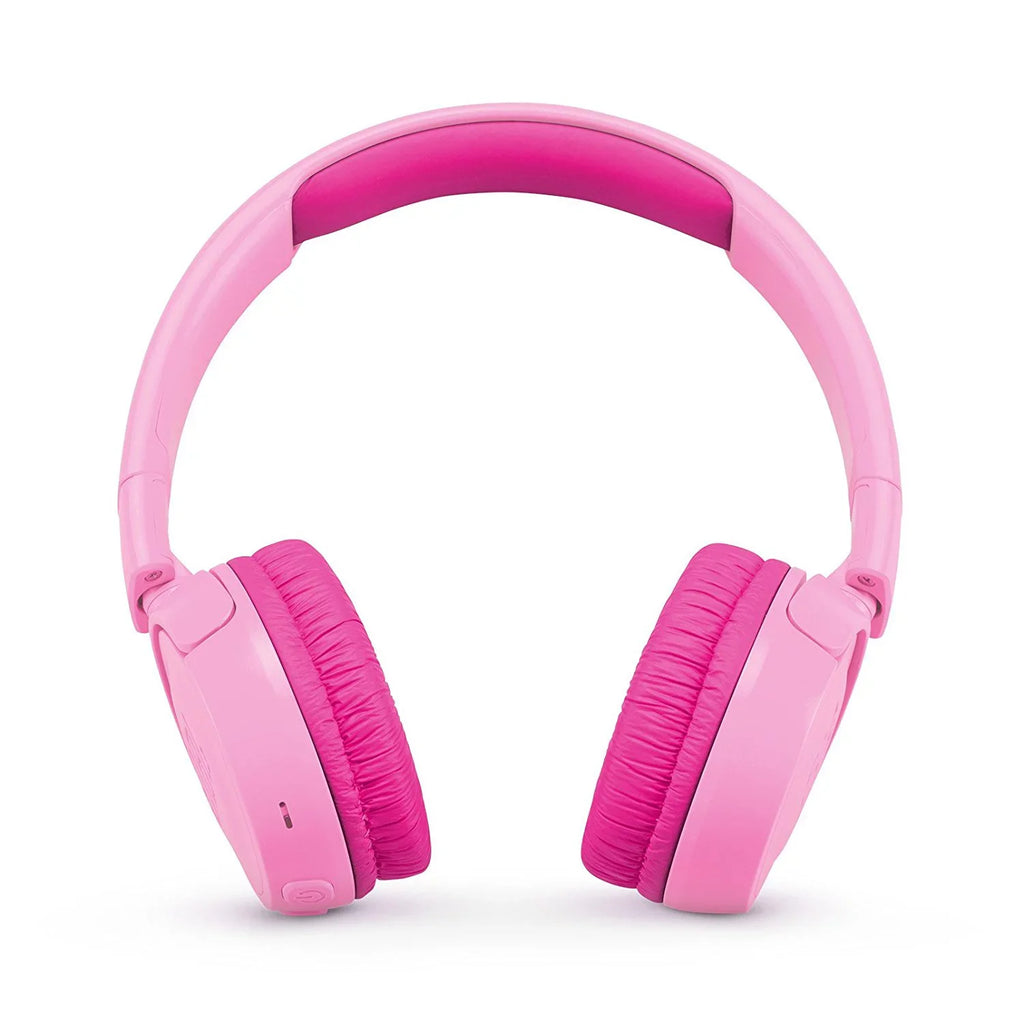 JBL JR 300BT Kids On-Ear Wireless Headphones with Safe Sound Technology (Pink)