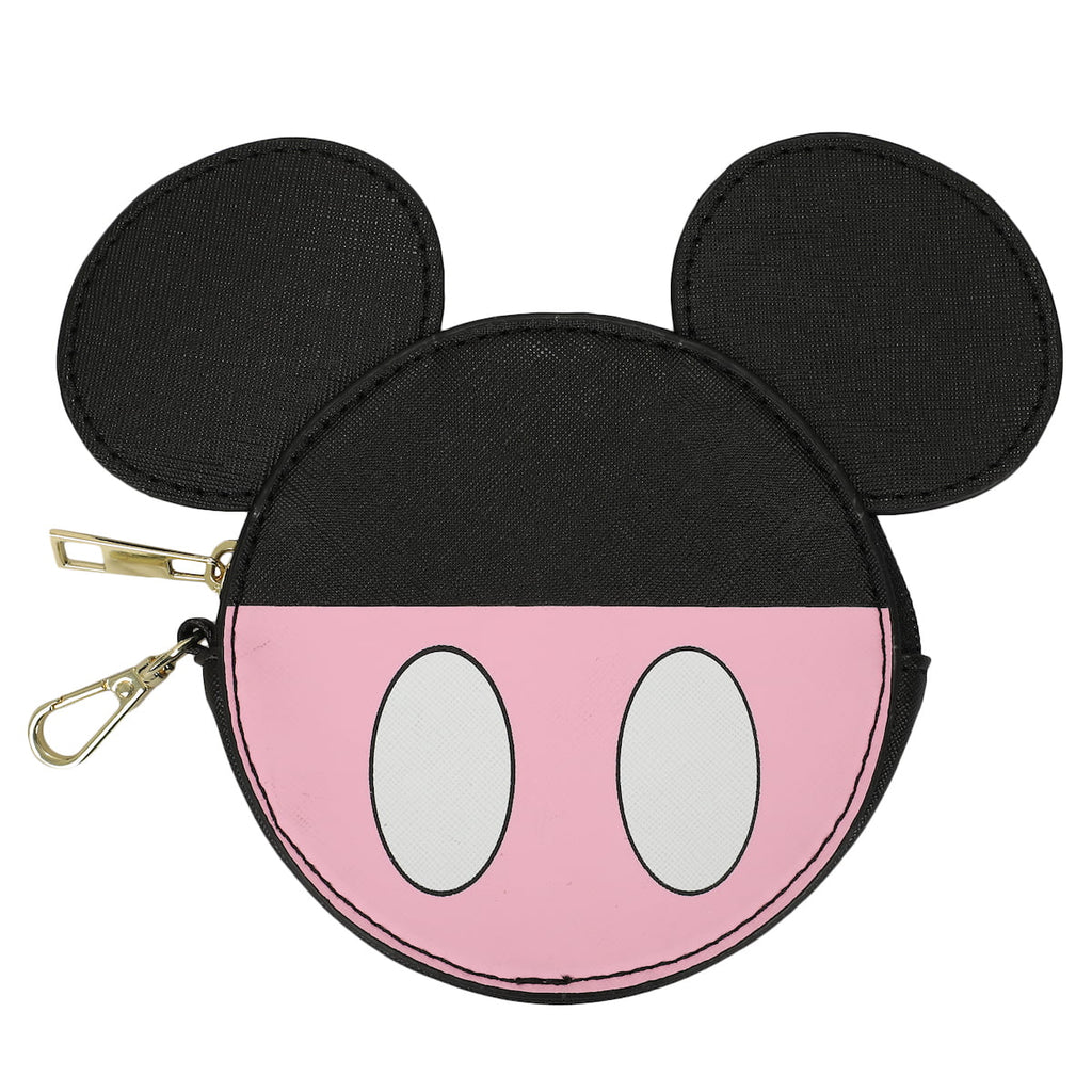 Disney Mickey Mouse Women's White Handbag With Removable Coin Purse