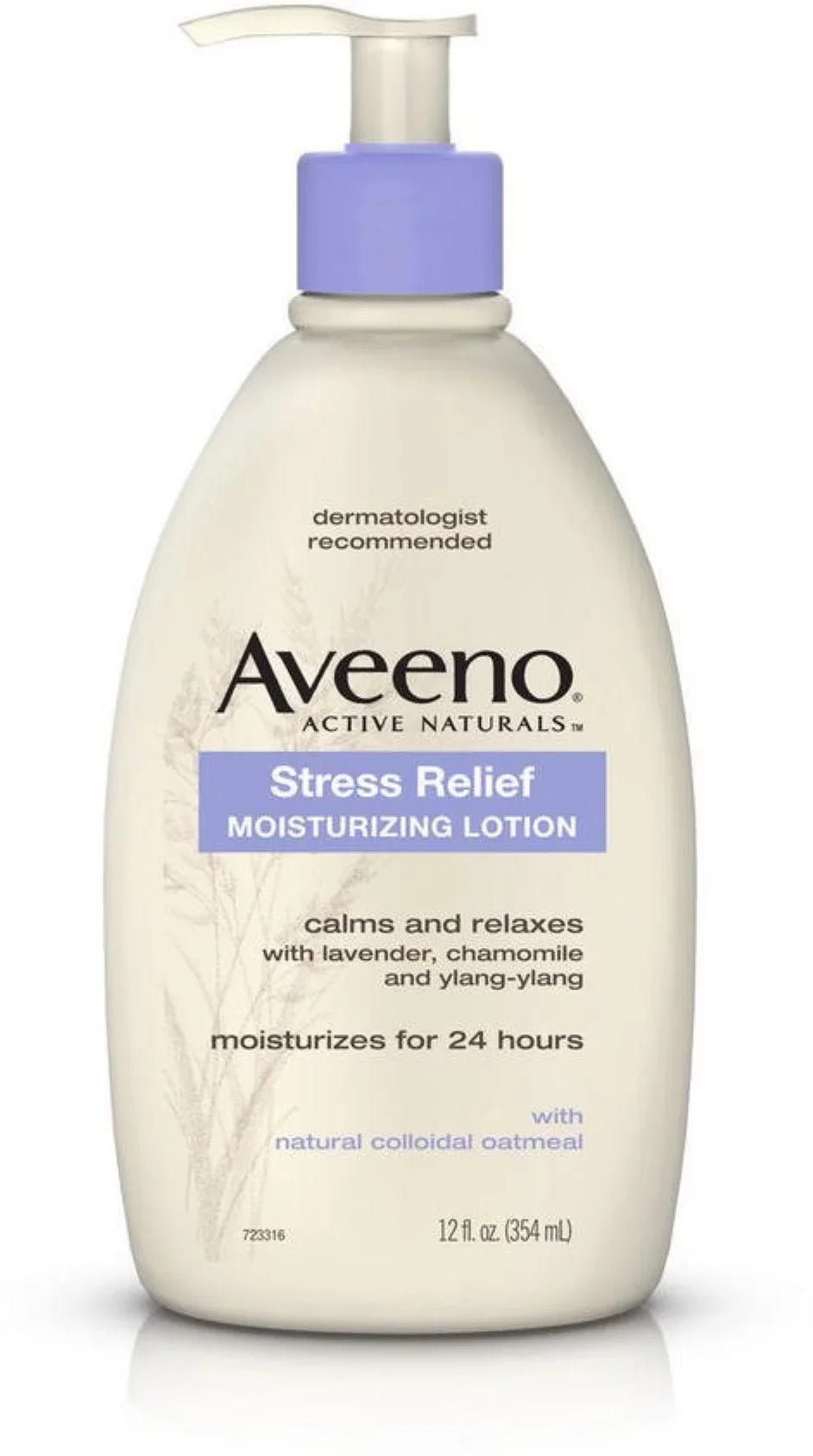 AVEENO Active Naturals Stress Relief Moisturizing Lotion 12 oz (Pack of 3)
