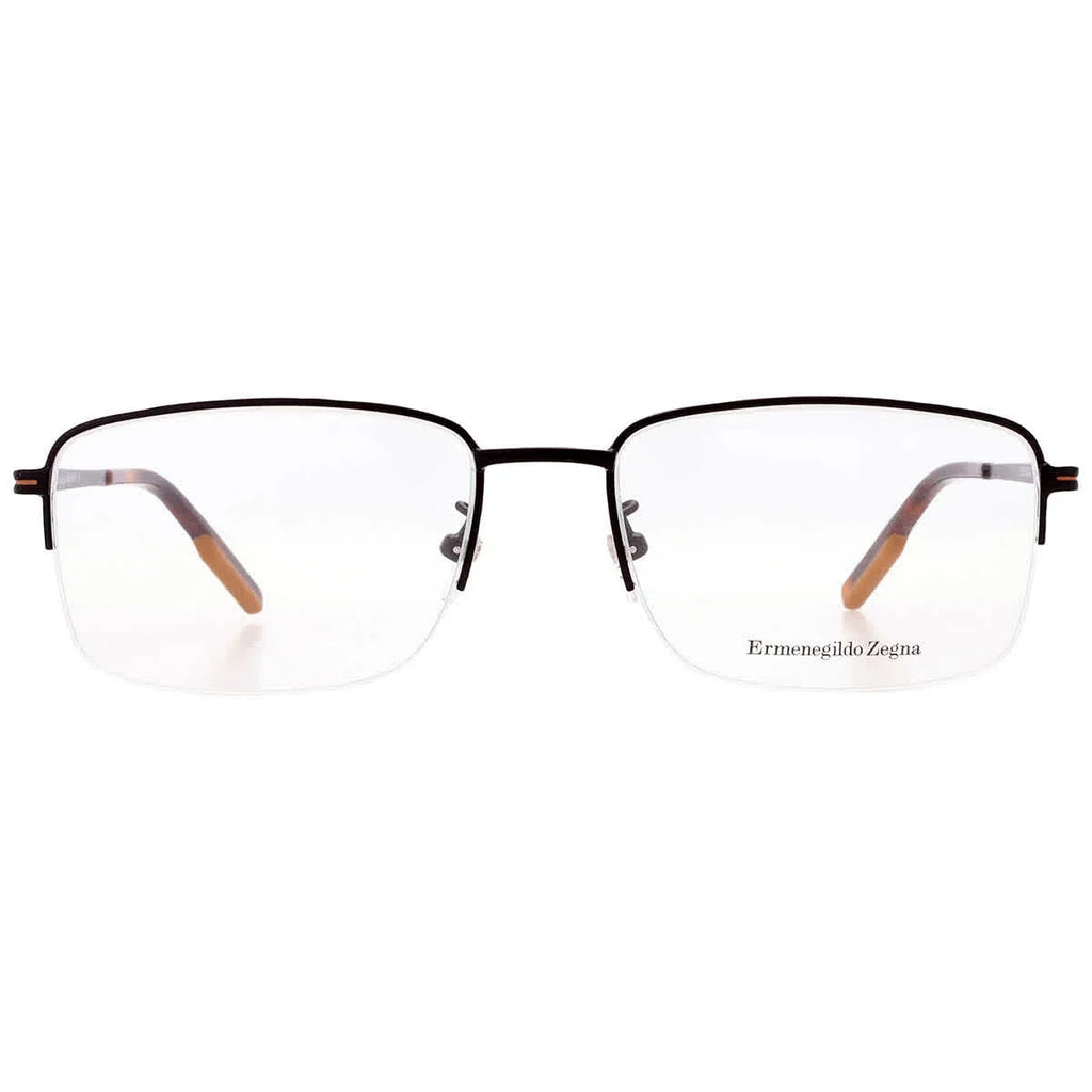 Ermenegildo Zegna Demo Rectangular Men's Eyeglasses EZ5190-D 002 57