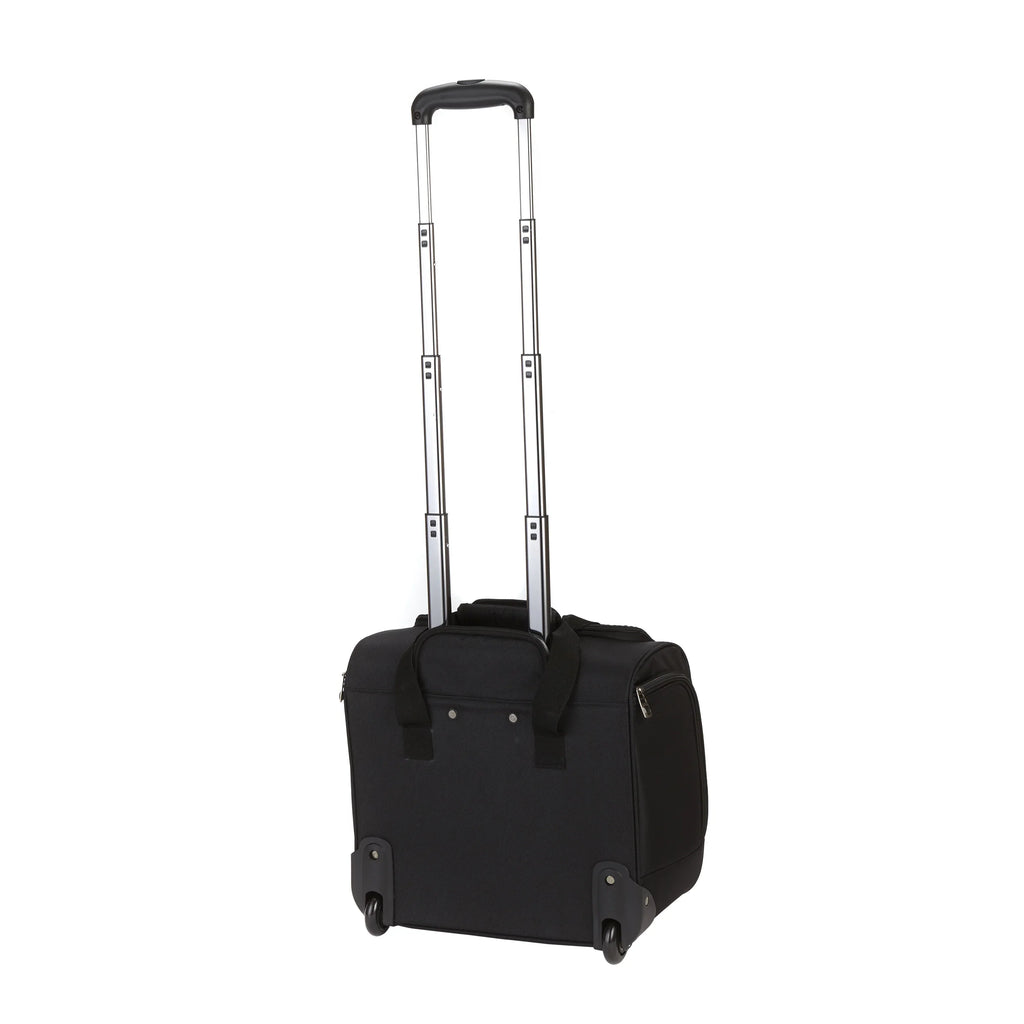 Tprc 16" Rolling Underseat Carry-on Luggage Black