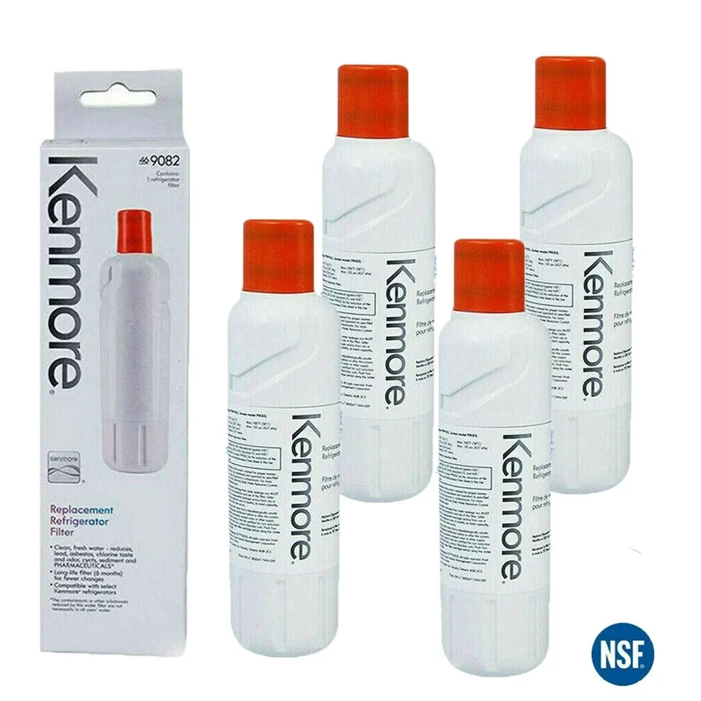 4 Pack Matching with Kenmore 9082 469082 Refrigerator Water Filter