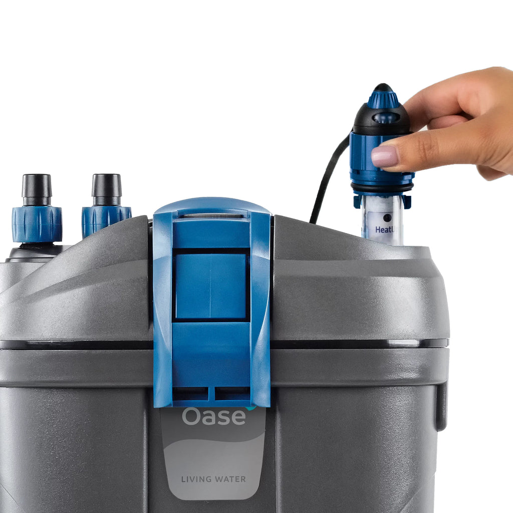 OASE FiltoSmart Thermo 100 - Grey Aquarium Exteral Filter With Integrated Heater