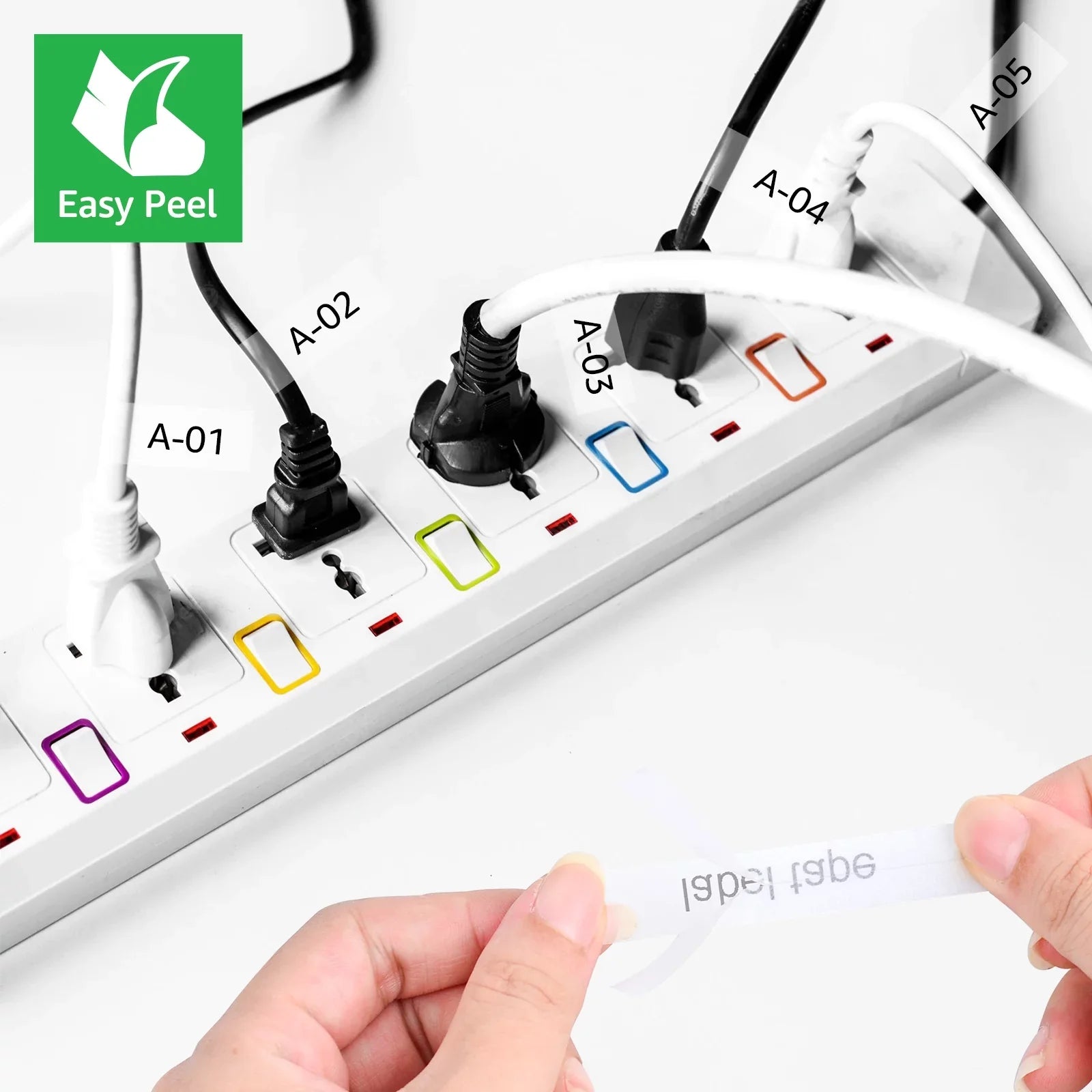 GREENCYCLE 40PK Matching for Brother P-touch 12mm x 8m Black on Clear TZ TZe TZe-FX131 TZ-FX131 TZe-131 TZ-131 Flexible ID Cable Wire Label Tape