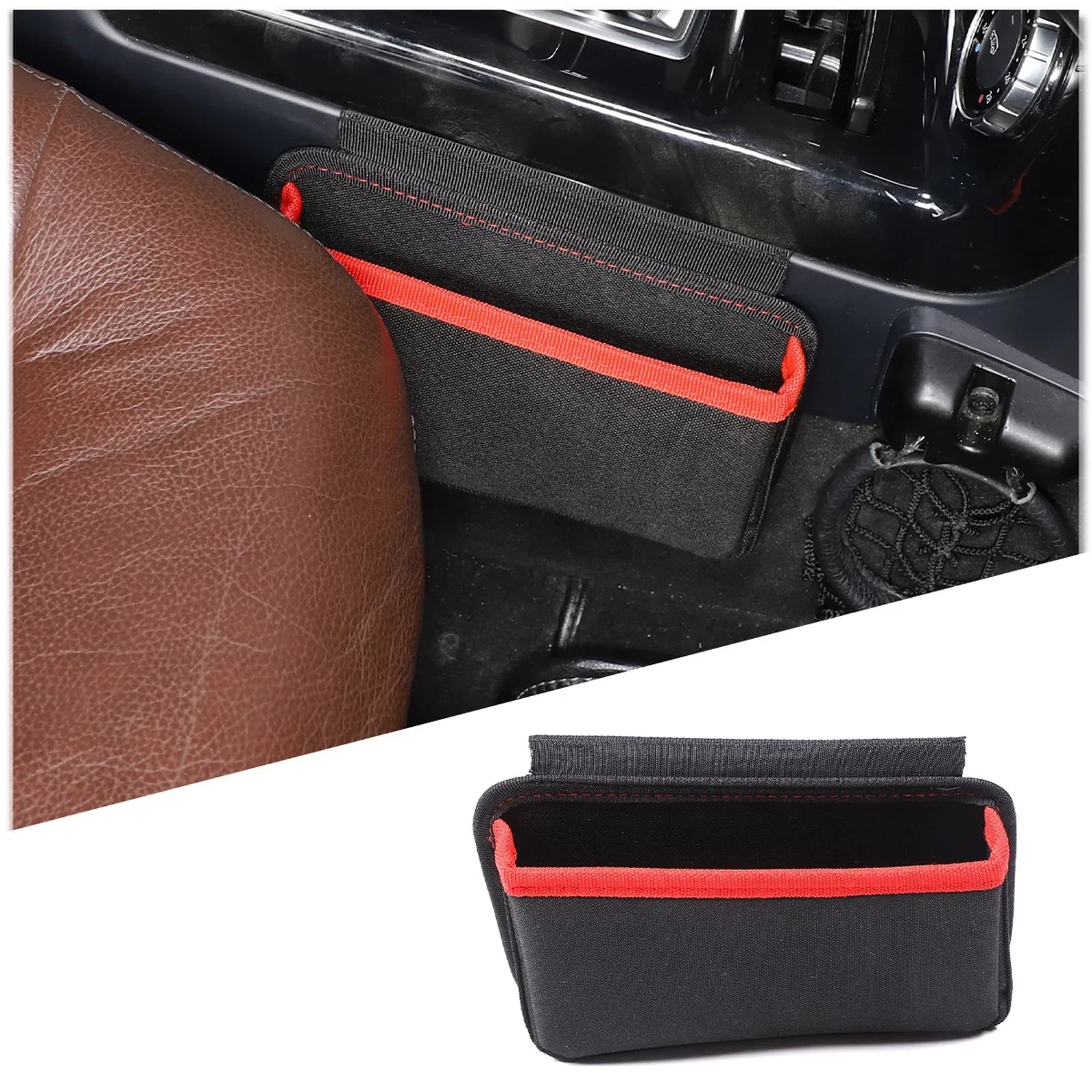 Car Storage Organizer Suitable With 2013 2014 2015 2016 2017 2018 Mercedes Benz G-Class W463 G500 G550 G55 G63 G65, Car Storage Pocket Bag Add extra storage space, Gear Shifter Tray Storage Box