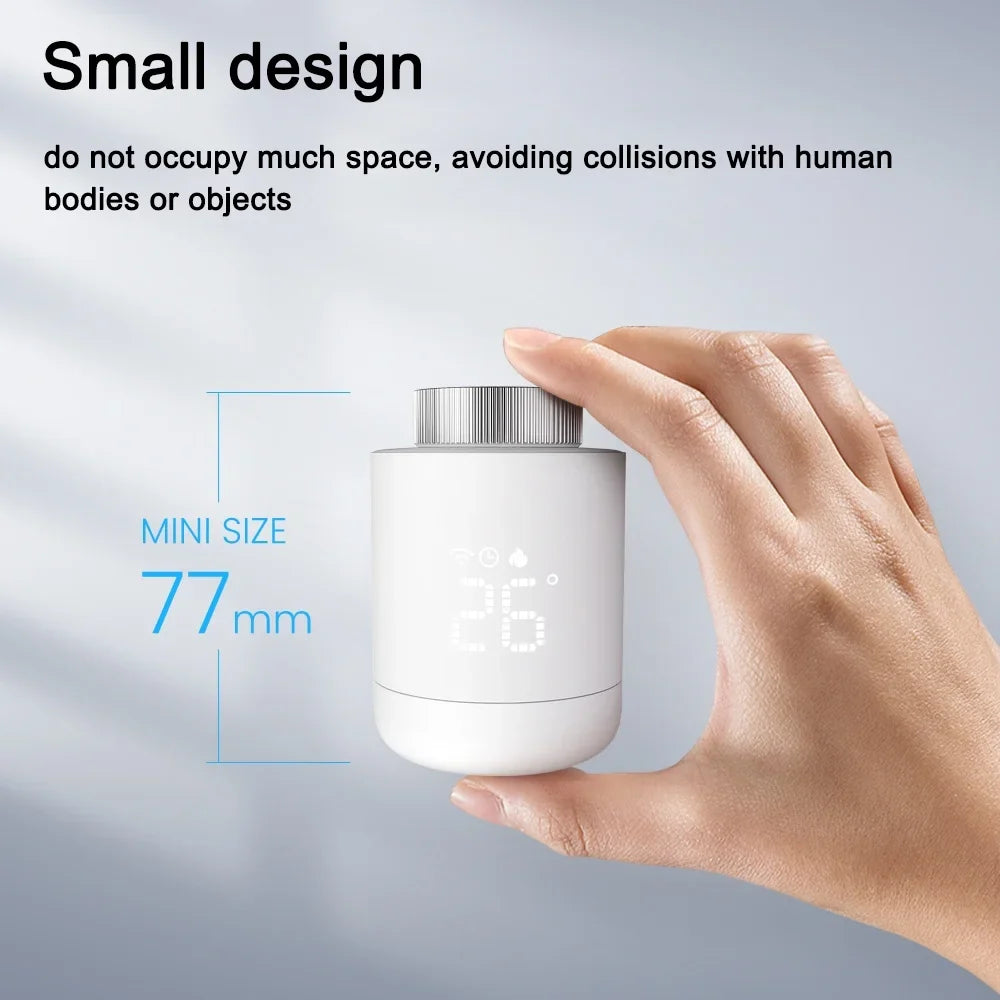 Pinnaco Intelligent Wireless Thermostat for Home Heating Control - Matching with Mobilephone App, Thermostatic Radiator Valves