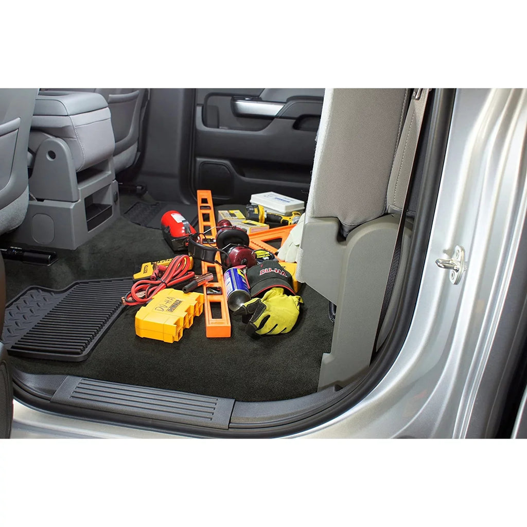DU-HA 2014-18 Chevy GMC Under Seat Truck Storage Container Organizer Gun Rack