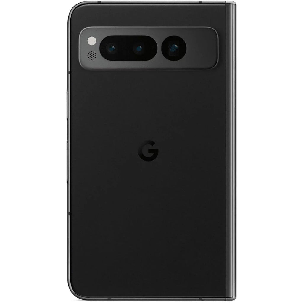Google Pixel Fold - 5G smartphone - dual-SIM - RAM 12 GB / Internal Memory 512 GB - OLED display - 7.6" - 7.6" - 2208 x 1840 pixels 2208 x 1840 pixels (120 Hz) - 3x rear cameras 48 MP, 10.8 MP, 10.8 MP - 2x front cameras 9.5 MP, 8 MP - obsidian