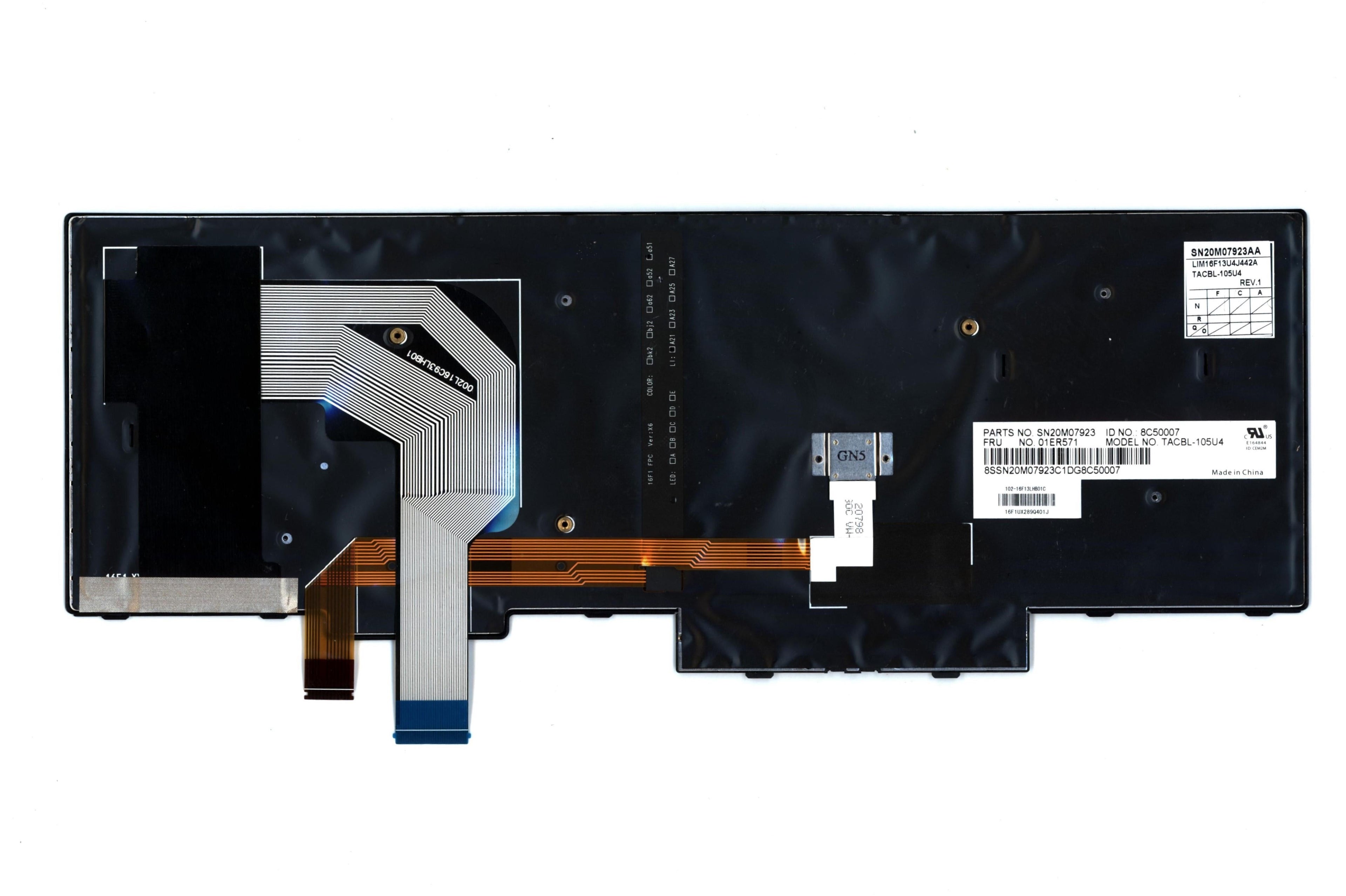 New Genuine Lenovo ThinkPad T570 P51s Backlit Keyboard SN20M07964 01ER612