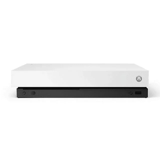 Microsoft Xbox One X 1TB, 4K Ultra HD White Console Only with Headset BOLT AXTION Bundle Like New