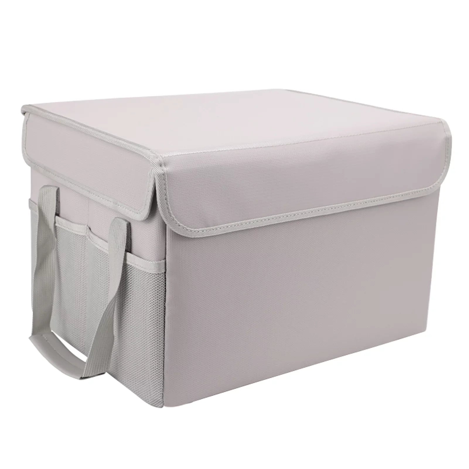 Irfora Fireproof Waterproof Storage Box, Excellent for Home Office Car, with Lid and Sturdy Handles