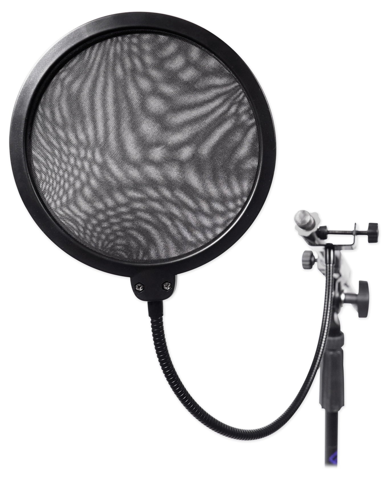 Rockville DMS30 Microphone Boom Arm Studio Podcast Mic Stand+Clamp+Pop Filter