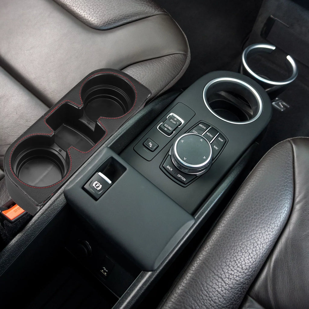 Car Seat Gap Filler Multi-function Cup Holder Car Seat Organizer Console Side Pocket Storage Box Black Red